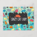 Search for crazy lady postcards Kittens