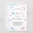 Search for butterfly gender reveal invitations Butterflies