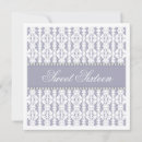 Search for white damask invitations Jewel