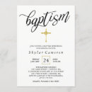 Search for black and white christening invitations Calligraphy