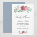 Recherche de couple baby girl shower invitations Floral