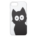 Search for cat silhouette iphone cases Black