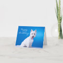 Recherche de westie birthday cards Chien