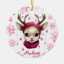 Search for pink deer ornaments Girly