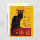 Recherche de steinlen cartes postales Le conversation noir