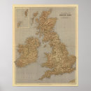 Search for british isles map posters Relief