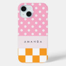 Search for orange dot iphone cases Pink