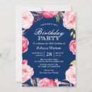 Recherche de navy anniversaire invitations Féminin
