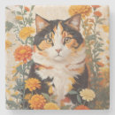 Search for calico cat coasters Flowers