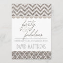 Search for fabulous forty invitations Silver