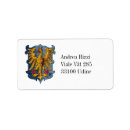 Search for coat of arms return address labels Eagle