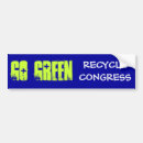 Search for go green bumper stickers Political