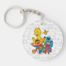Search for big bird sesame street keychains Cookie monster