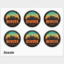 Search for colorado sunset stickers Retro