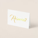 Search for gold foil place cards Elegant