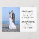 Search for mr and mrs wedding announcement cards Elopement
