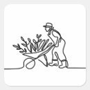 Search for gardener stickers Wheelbarrow