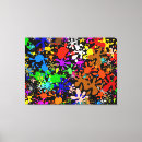 Search for paint splatter canvas prints Grunge