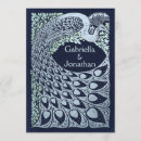 Search for vintage peacock wedding invitations Antique