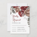 Search for deep red rsvp cards Typography