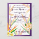 Search for bird of paradise bridal shower invitations Hibiscus