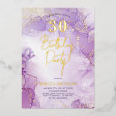 Recherche de purple and gold invitations Élégant