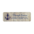 Search for rustic anchor return address labels Beach