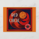 Recherche de cercle rouge cartes postales Vintage