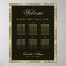 Search for black gold wedding seating charts Vintage