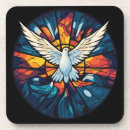 Search for stained glass coasters Religious