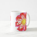 Search for red coral mugs Watercolor