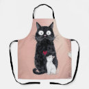 Search for black kitten aprons Cute