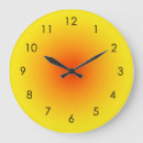 Recherche de murale orange horloges Rétro