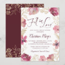 Search for gold floral bridal shower invitations Autumn