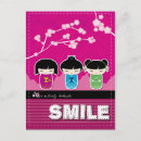 Recherche de fille geisha cartes postales Kawaii
