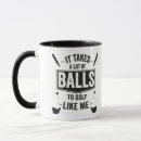 Search for funny golf ball mugs Golfer