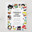Search for hero birthday invitations Dc comics