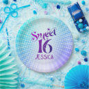 Search for purple sweet 16 plates Typography