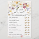 Search for bride and groom question games Watercolor floral