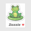 Search for cute happy frog stickers Amphibian