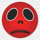 Search for scary face stickers Ghost