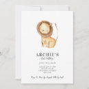 Recherche de de lion anniversaire invitations Enfant
