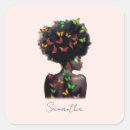 Recherche de femme afro autocollants Femme de couleur