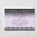 Search for purple bling invitations Lace