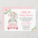 Search for drive by baby girl shower invitations Elephant