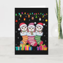 Search for snowy owl christmas cards Cartoon