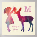 Search for woodland nursery posters Girl