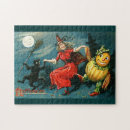 Search for halloween witch puzzles Night