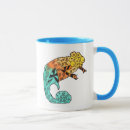 Search for chameleon mugs Illustration