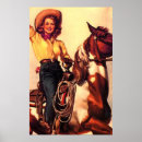 Recherche de vintage cowgirl posters Ferme